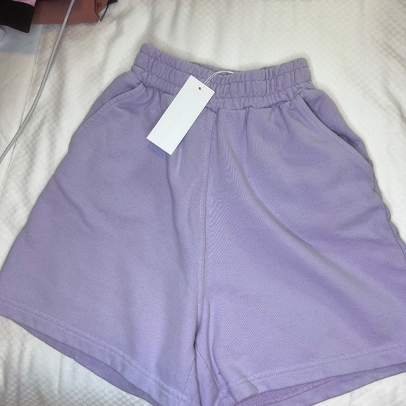 SixThreeSeven High Waisted Sweat Shorts- NWT - Picture 4 of 4